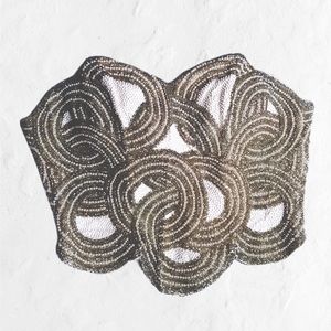 Vintage Oleg Cassini Beaded Formal Corset Costume